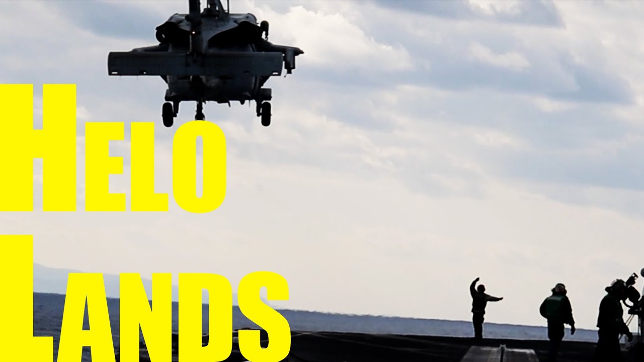 Smooth Helicopter Landing on Aircraft Carrier Deck