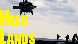 Smooth Helicopter Landing on Aircraft Carrier Deck