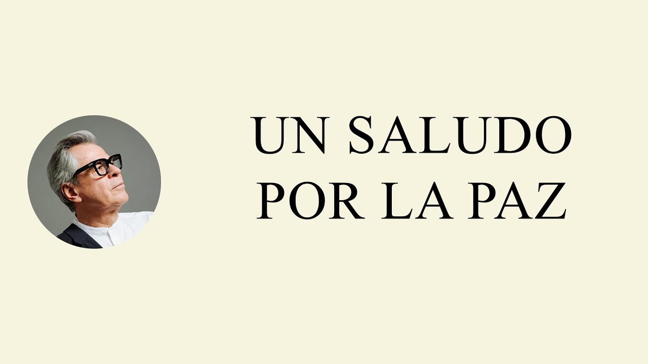 Un saludo por la paz | Rubén Jungbluth - YouTube
