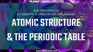 GCSE Chemistry 1-9 :Topic 1 Revision Summary - Atomic Structure and the Periodic Table