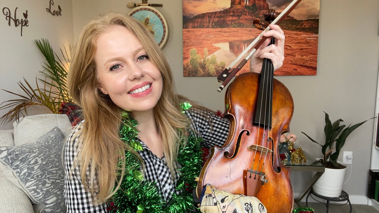 Hark the Herald Angels Sing Violin Tutorial ✨🎶