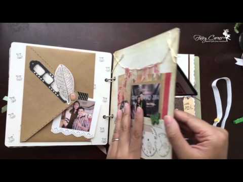 Video CÁCH LÀM SCRAPBOOK - Trang trí và dán ảnh cho... - youtube