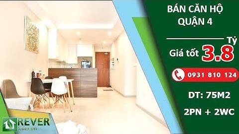 Bán căn hộ hiện đại Quận 4 The Gold View, diện tích 90m2 với 2 phòng ngủ tiện nghi | Rever