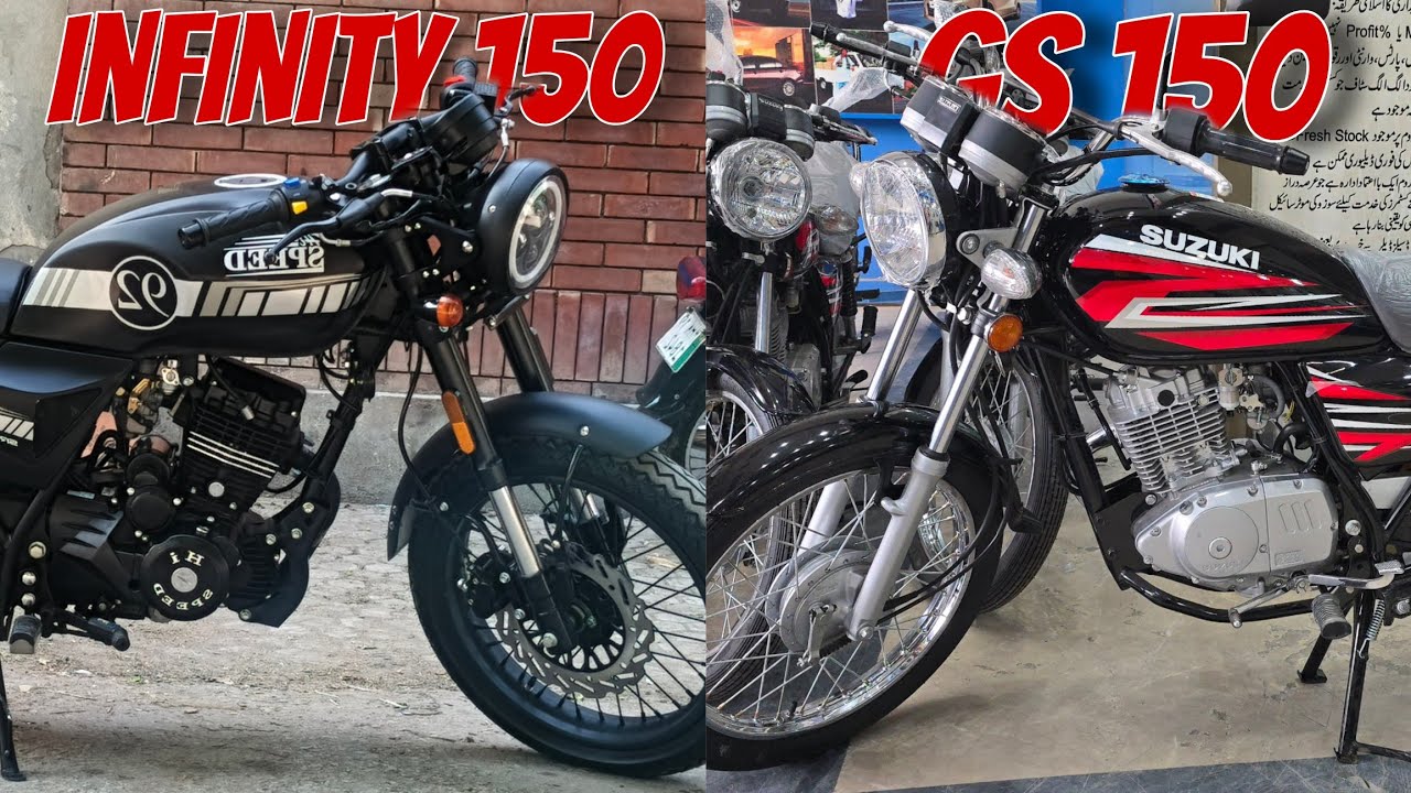 Hispeed Infinity 150 Vs Suzuki GS 150 Detailed Comparison🔥