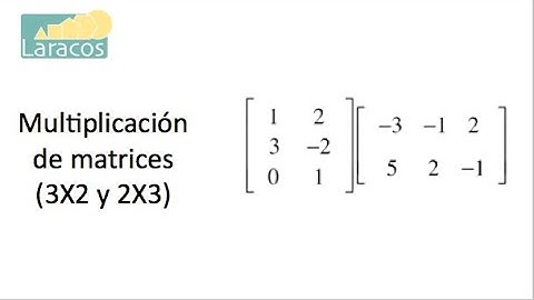 Multiplicacion de matrices (3X2 y 2X3)