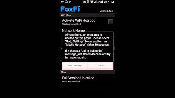 FoxFi for Hotspot on Samsung #404
