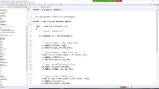Java programming, first GUI program,  display a cartman on a frame