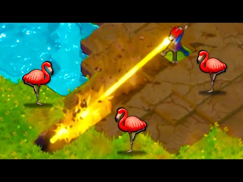 Saving the Flamingos With A Giant Laser Turret! – Terra Nil