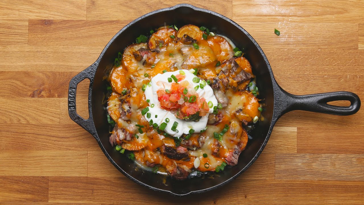 Steak and Potato Nachos YouTube