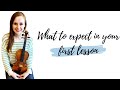 What to expect in your first violin lesson | Violin Tutorial