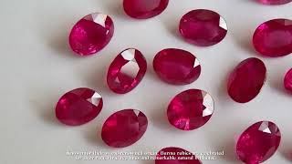 Famous Burma ruby • 5.5x4.5mm oval • 9.95ctsrich red | timeless elegance Profile