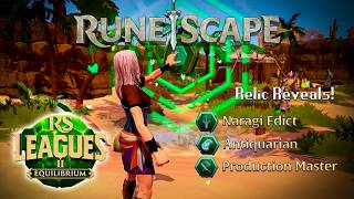 The First Big End Game Combat Relic Has Been Revealed! RuneScape Leagues 2 Equilibrium Relic Release