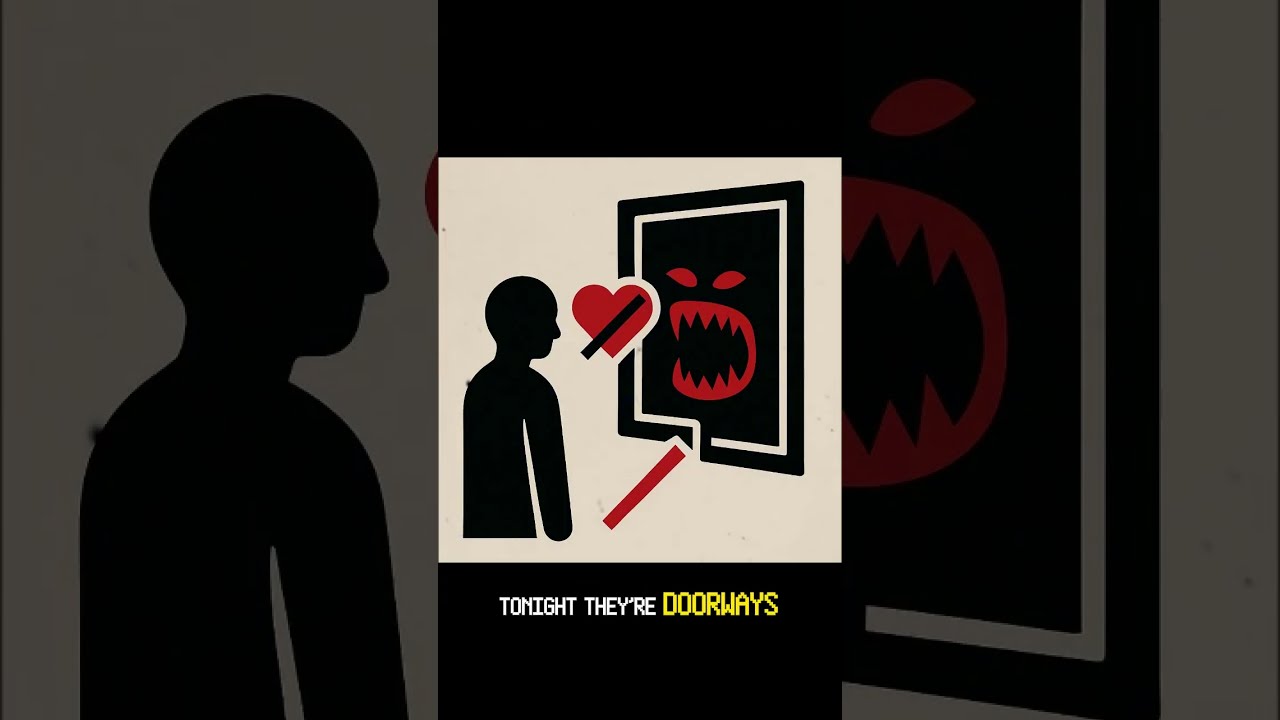  If Your Mirror Smiles Back RUN Analog Horror Warning Shorts Analoghorror Emergency