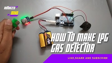 How to make LPG gas detector using Arduino||Motorized Mind
