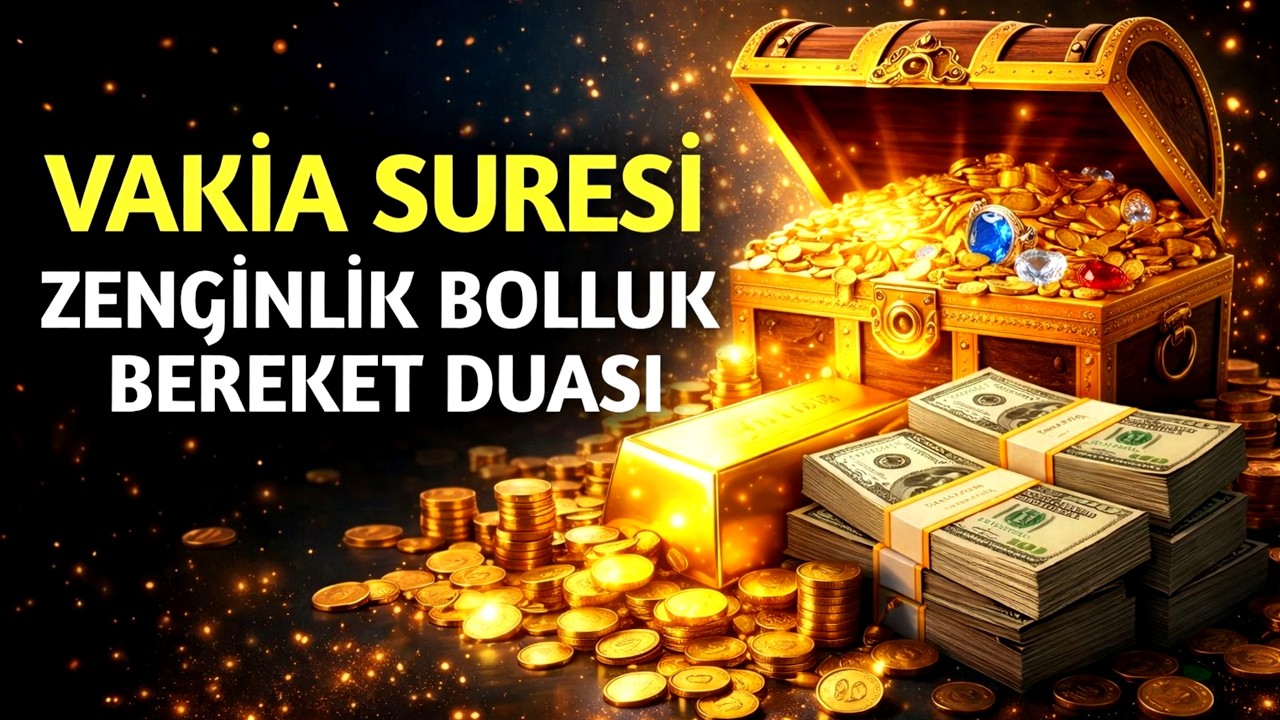 Vakıa Suresi | Rızık, Bereket ve Zenginlik Duası - Bolluk Ayetleri