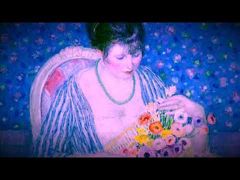An American in Paris artworks by Frederick CFrieseke18741939 piano music and video by Elena Ri