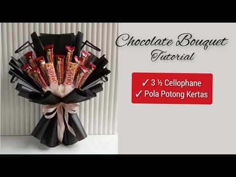 Cara Membuat Buket Coklat Beng Beng
