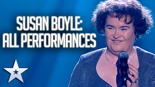 ALL of Susan Boyle's ICONIC BGT performances! | Britain's Got Talent