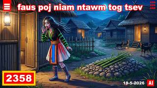 dab hais hmoob - 2358 - 18-5-2026 fuas poj niam ntawv tog tsev, ฝังภรรยาใกล้บ้าน,  near the house.