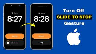 How to Turn Off Slide to Stop Gesture for Alarms in iPhone