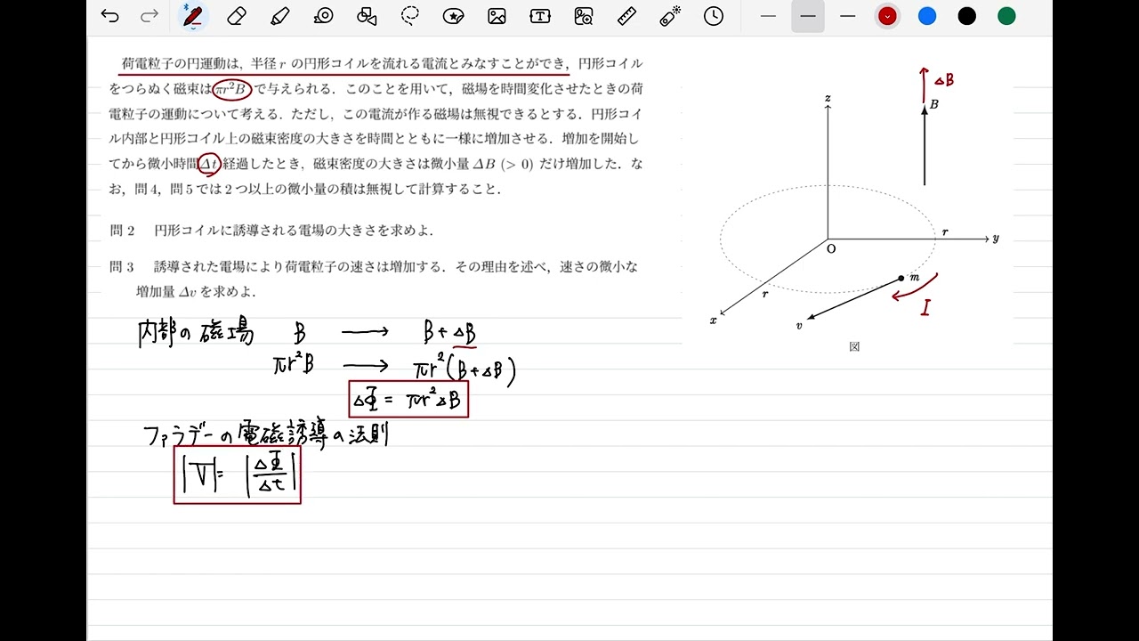 重要問題集139 ベータトロン（1）（2）（3）