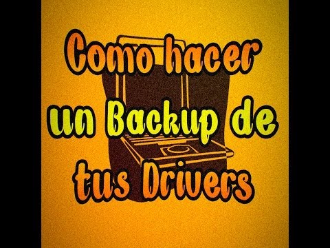 Como hacer una Copia de Respaldo (BACKUP) de los Drivers de tu PC [2014] [Fácil] [Libre de Virus]