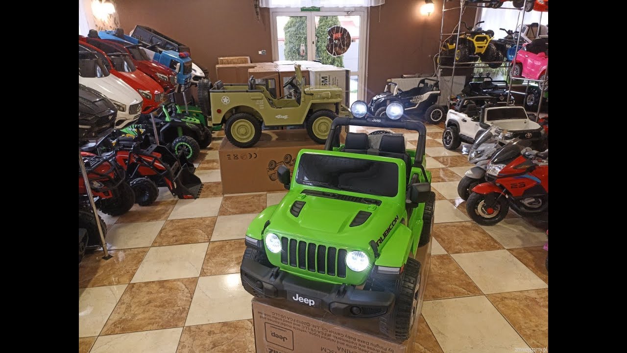 Montaż auta na akumulator Jeep Wrangler Rubicon DK-JWR555 | Auteczka.NET