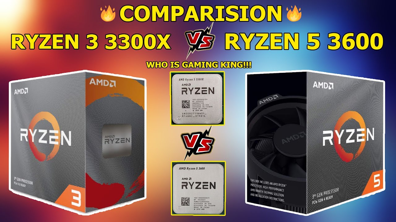 ryzen-3-3300x-vs-ryzen-5-3600-i-comparision-videos-i-hindi-ryzen