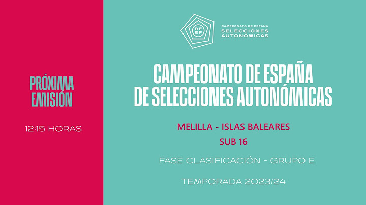 🚨En Directo🚨 MELILLENSE – ISLAS BALEARES  SUB 16
