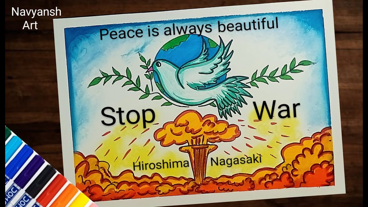 Hiroshima nagasaki day posters