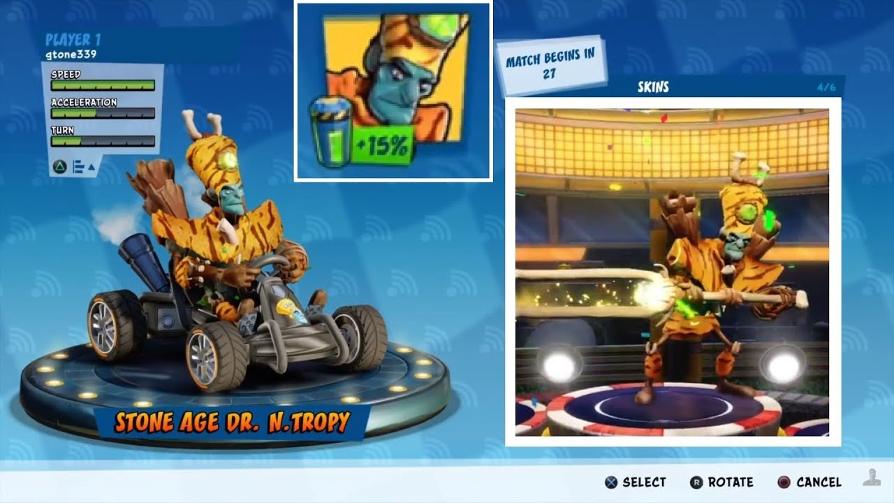 CTR NitroFueled Stone Age Dr N. Trophy gameplay race) YouTube
