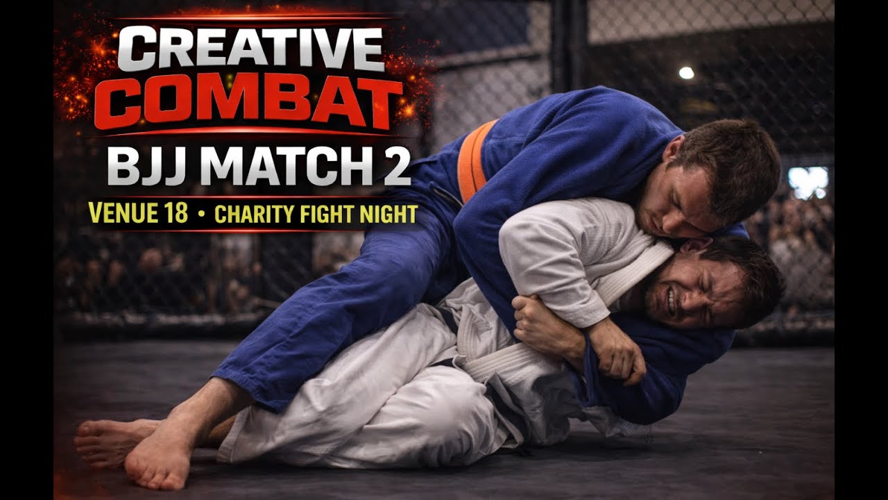 Creative Combat: BJJ Match 2 | Venue 18 Charity Fight Night