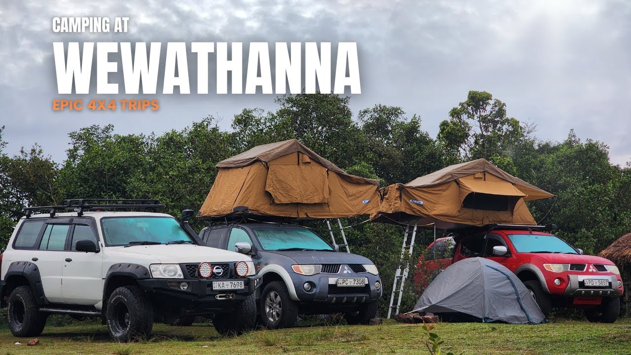 WEWATHENNA CAMPING | වැවතැන්න | #l200 #KINGSROOFTOPTENT
