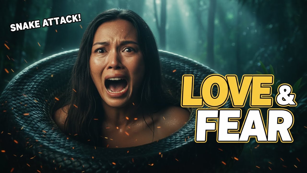 Tribal Jungle Love Story 🌿❤️ | Snake Attack, Tiger Fight & Fire Dance Festival | Epic Survival