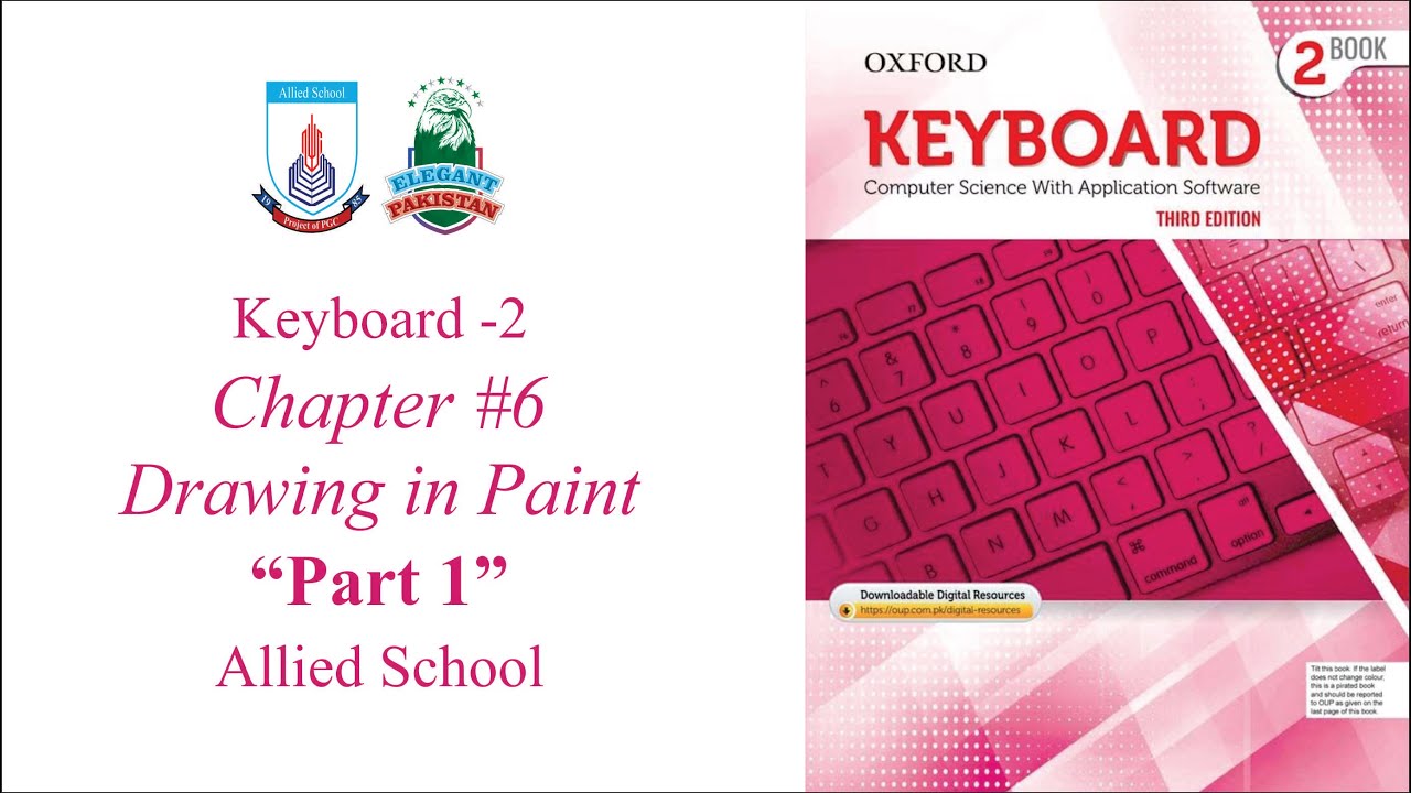 Class 2 Computer Chapter 6 Drawing in Paint Topic Curve Tool, Shapes ...