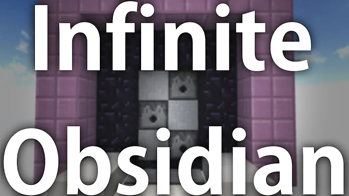 Ultimate Minecraft Obsidian Generator! No Lava Required!