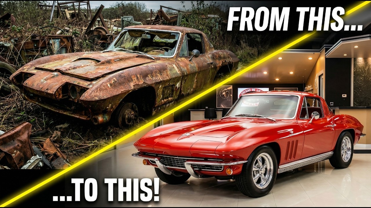 Found in a Junkyard, Now Worth a Fortune? (Corvette Restoration)