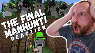 BEST MANHUNT EVER! Dream Minecraft Speedrunner VS 5 Hunters THE LAST MANHUNT (FIRST REACTION!)