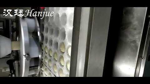 Hanjue Automatic Encrusting and aligning machine for dough ball/Mochi ice cream