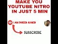 My youtube intro  make in 5 minutes