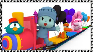 🚂 POCOYO ENGLISH - Learn Colors with Halloween Crazy Train 🎃 Full Episodes | VIDEOS \& CARTOONS