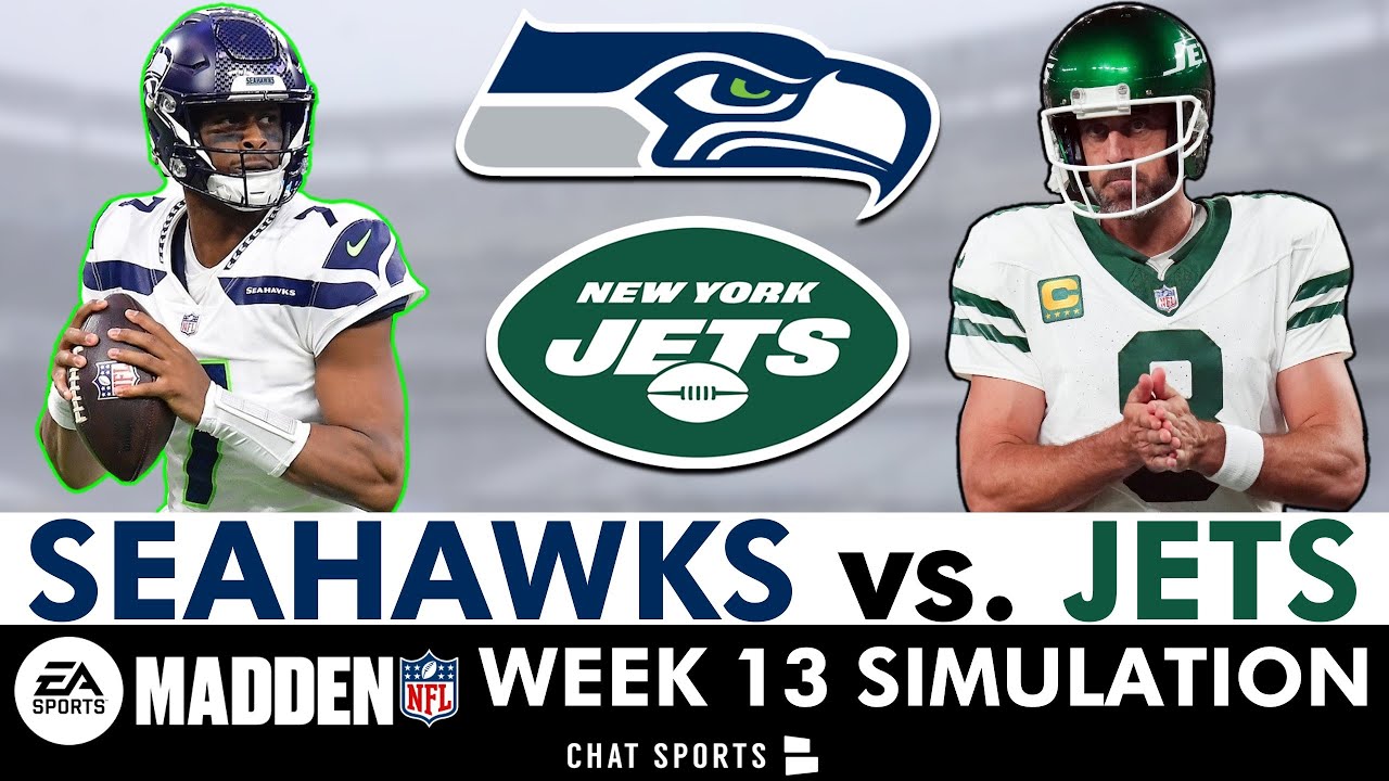 Seahawks vs. Jets Simulation Watch Party For NFL Season Seahawks Week 13 (Madden 25 Rosters