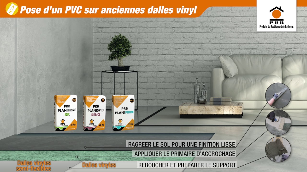 Préparer la pose d'un vinyle PVC