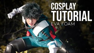 How To Make Dekus Mask My Hero Academia Iwood Cosplay Eva Foam Build