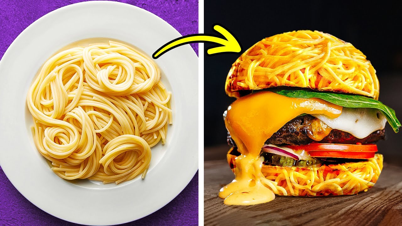 PASTA BURGER | Unusual And Delicious Food Recipes From TIKTOK You Have To Try