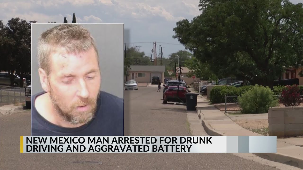 New Mexico man facing drunk driving, aggravated battery charges - YouTube