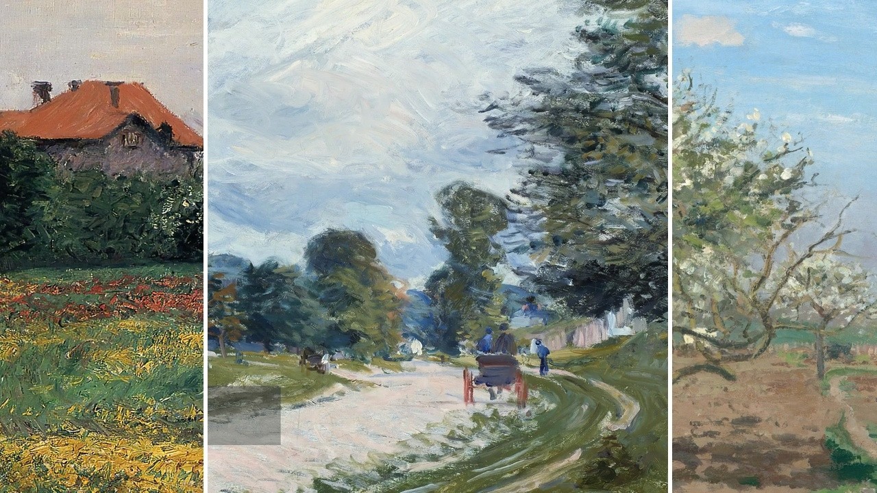 Impressionist Art TV — Silent Art Gallery · August 24 Morning | A Turn in the Road… & others