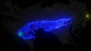 A* (A-Star) using Different Heuristics and Dijkstra Pathfinding Algorithms on Real Maps