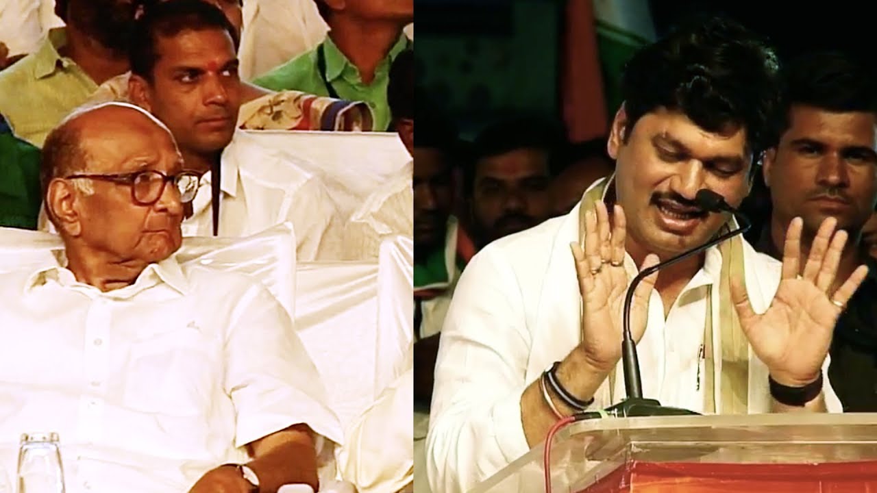 धनंजय मुंडे यांनी केलं असं भाषण शरद पवार सुद्धा पाहतच राहिले ! नांदेड मध्ये पहिली सभा  Munde Speech