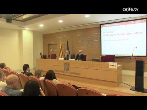 departament de justicia lleida Cloenda del Seminari de Mesures Penals Alternatives. Marc Ceron